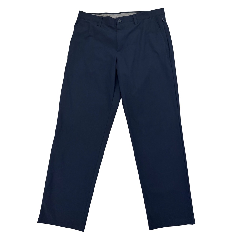 FLX Mens Commuter Golf Pants 36x30 Navy Blue Tech Stretch Comfort Performance